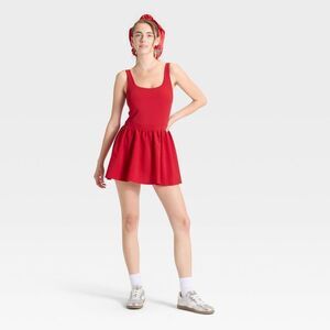 JoyLab - Women's Game Day Active Dress - JoyLab Crimson M Crimson